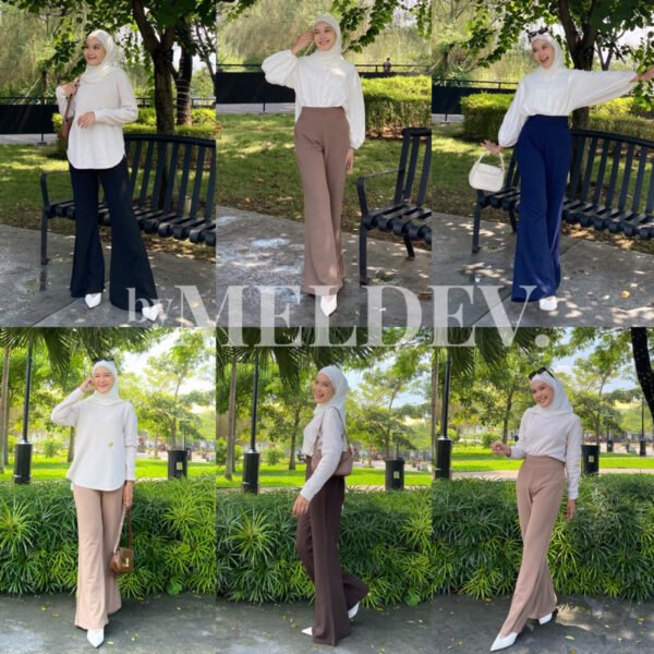 ByMeldev Slimfit Cutbray Pants