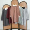 ByMeldev Button Stripes Polo Tunik Salur