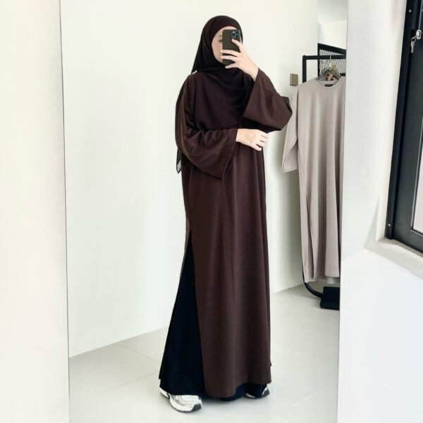 ByMeldev Terry Slit Cotton Dress Busui Nonbusui