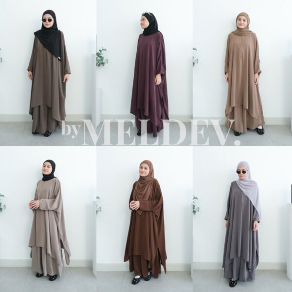 13f3b5b6-984a-4a5c-8bd5-9f65352ef4ec.jpg ByMeldev Hafwah Batwing Cullote Set Setelan Daily dan Umroh