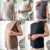 ByMeldev Basic Cotton Sleeveless Inner Kaos Busui Nonbusui