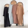 207ffdfe-c0b2-4812-b080-4792dee8419f.jpg ByMeldev X Ruyaa - Crinckle Batwing Dress set Hijab