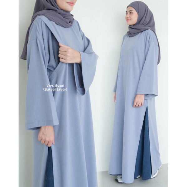 ByMeldev Terry Slit Cotton Dress Busui Nonbusui