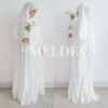 ByMeldev Rawdah Gamis Raya Set Khimar Umroh Haji