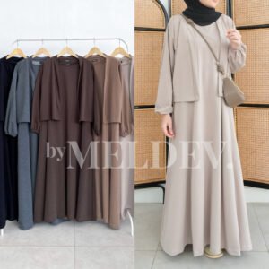2edcb1d9-bf1a-4b47-8a75-dc407658b4ba-1.jpg ByMeldev Terry Cardi Dress Set Setelan Cardigan Dress Busui Nonbusui
