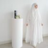 ByMeldev Rawdah Gamis Raya Set Khimar Umroh Haji
