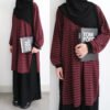 ByMeldev Button Stripes Polo Tunik Salur