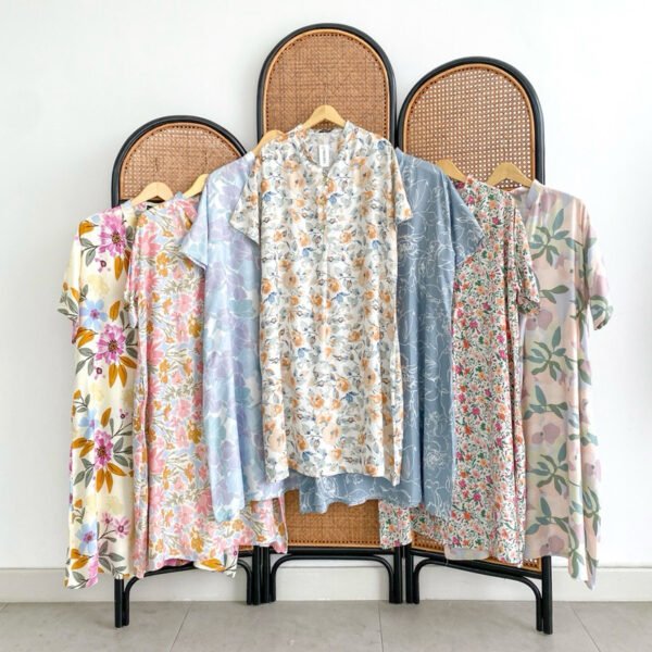 ByMeldev Premium Daster Rayon Dress Pendek Busui Bumil Friendly