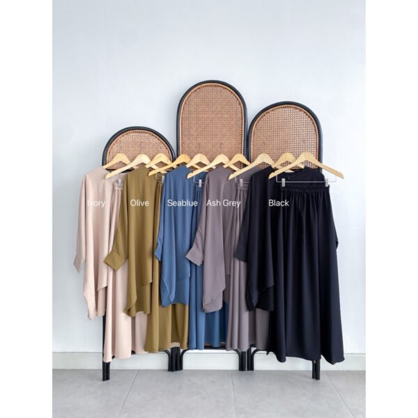ByMeldev Hafwah Skirt Set Busui Bumil Friendly Set Umroh