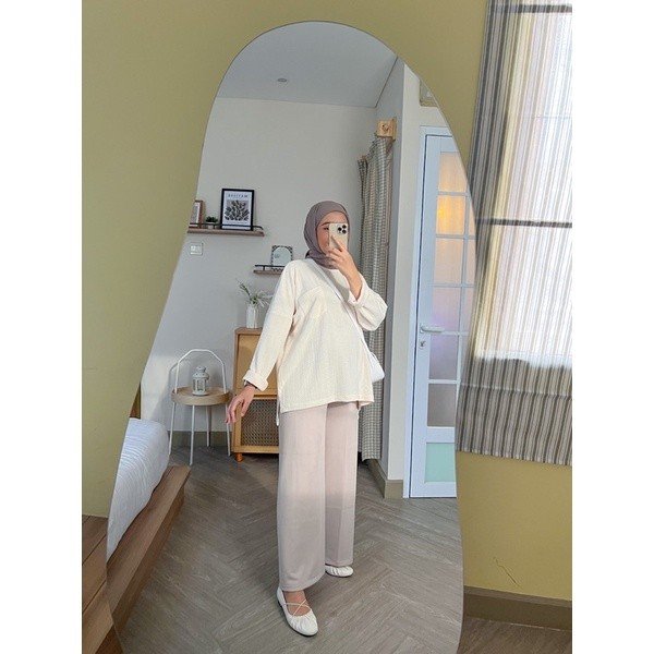 Bymeldev Pocket Oversized Knit Top Busui&Nonbusui
