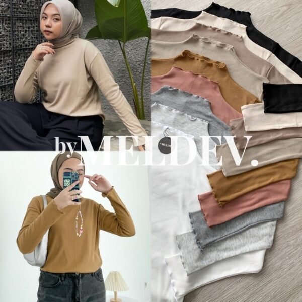 Bymeldev Basic Rib Top 2 Size Nonbusui Busui