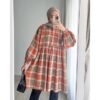 Bymeldev Babydoll Flanel Tunik