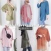 Bymeldev Basic Oversized Top Kaos Polos Busui NonBusui Hijab Friendly
