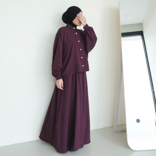 ByMeldev Rose Batwing Skirt Set Setelan Rok