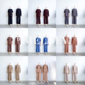 ByMeldev AirTech Homie Set Polos Busui Nonbusui Bumil Baju Rumah Daster