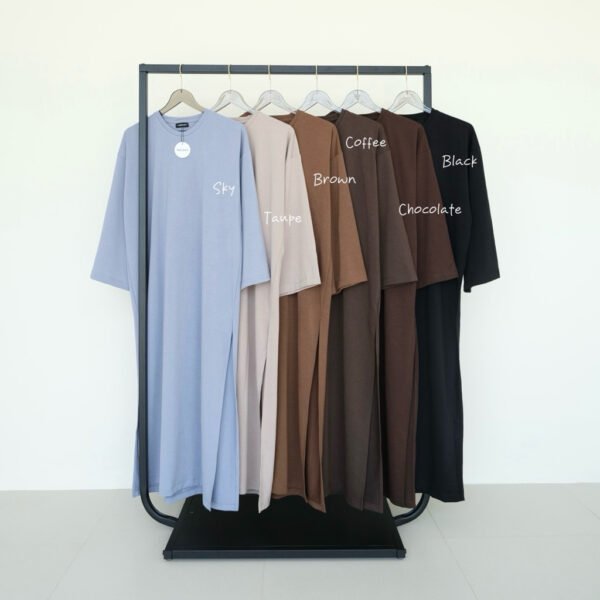 ByMeldev Terry Slit Cotton Dress Busui Nonbusui