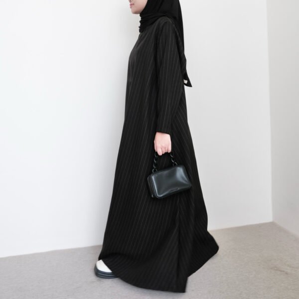 7b8aeba3-36c0-4abb-9f3a-42fbf214e414.jpg ByMeldev Basic Belucci Stripes Dress Gamis Salur Premium