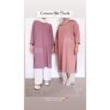 Bymeldev Cotton Slit Tunik Polos Busui dan Non Busui