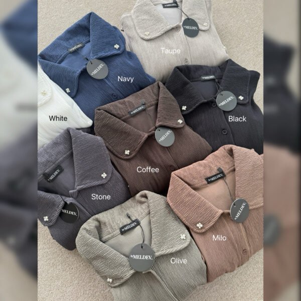 ByMeldev Pearly Pleats Knit Tunik Payet Handmade