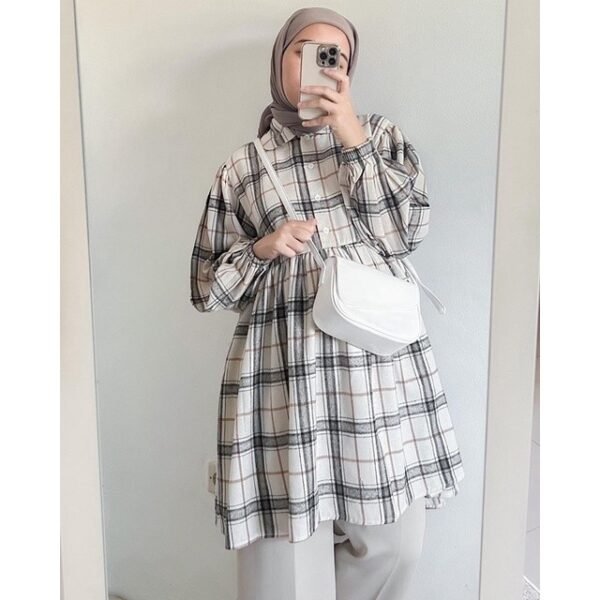 Bymeldev Babydoll Flanel Tunik