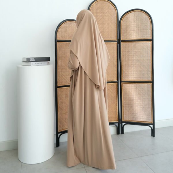 ByMeldev Mecca Jersey Hijab Dress Set Setelan Gamis Busui Nonbusui