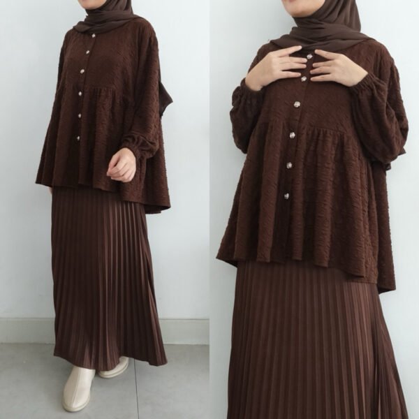 ByMeldev Bloom Button Top Mom & Kids Couple