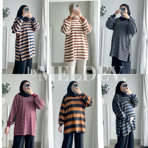 ByMeldev Premium Cotton Stripes Longsleeve