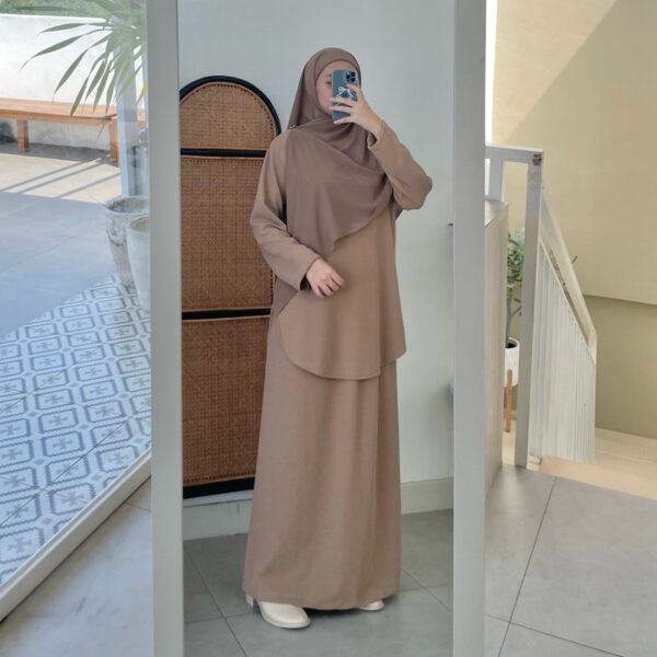 ByMeldev Oval Skirt Set Busui Nonbusui Setelan Rok