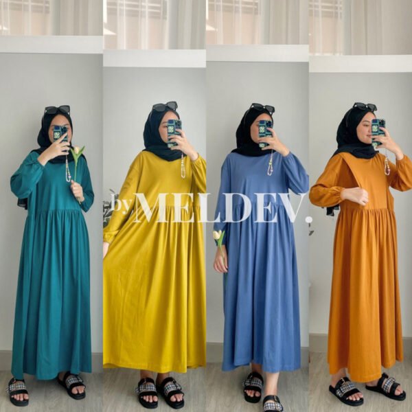 Bymeldev Hanna Ruffle Midi Dress