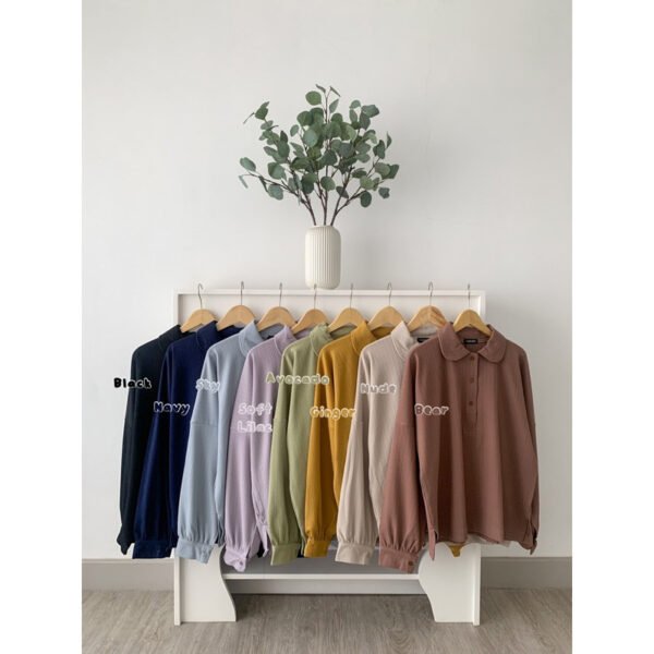 ByMeldev - Button Oversized Top