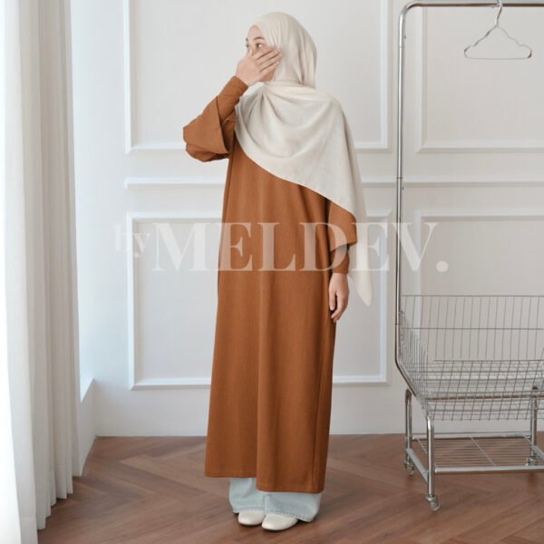 ByMeldev Turkish Basic Handsock Dress