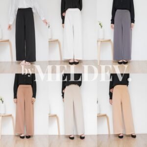 Bymeldev Premium Scuba Slim Cullotes & Pants All Size dan Jumbo