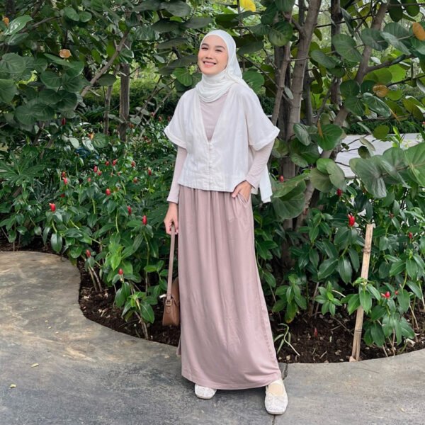ByMeldev Basic Cotton Skirt Rok Kain Bumil Friendly