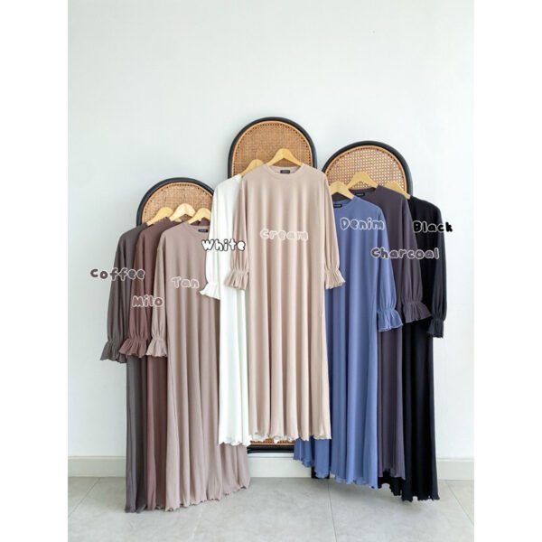 ByMeldev Premium Pleats Dress Busui Nonbusui Bumil Friendly