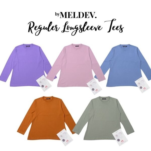 Bymeldev (COLOURFUL) Premium Reguler Longsleeve Tees Busui Nonbusui