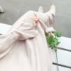 ByMeldev Tulip Pleats Dress Gamis Pleats Busui Nonbusui