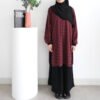 ByMeldev Button Stripes Polo Tunik Salur