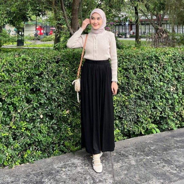 ByMeldev Basic Cotton Skirt Rok Kain Bumil Friendly