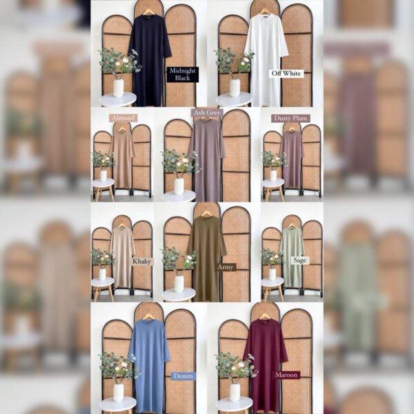 ByMeldev Basic Knit Dress Busui Nonbusui