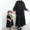 ByMeldev Bloom Button Top Mom & Kids Couple