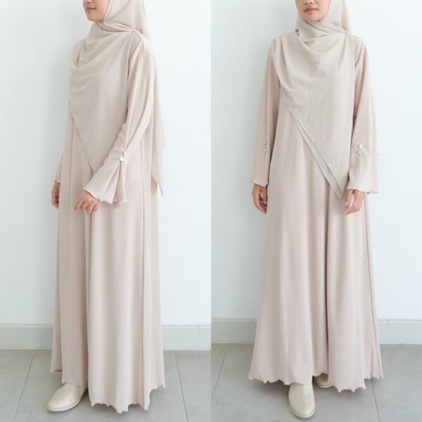 ByMeldev Tulip Pleats Dress Gamis Pleats Busui Nonbusui