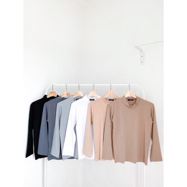 (JUMBO SIZE) Manset Inner Polos Lengan Panjang Busui Nonbusui