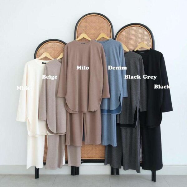 ByMeldev Naira Oval Set Busui Nonbusui Setelan Celana