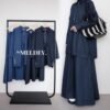 ByMeldev Zipper Denim Top & Skirt Busui Bumil Friendly