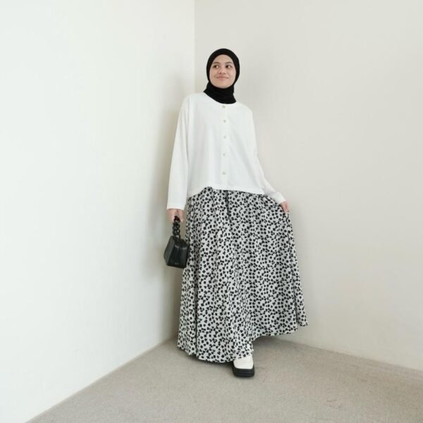 IMG_3469 ByMeldev Clover Button Set Setelan Rok Motif Bumil Busui Friendly