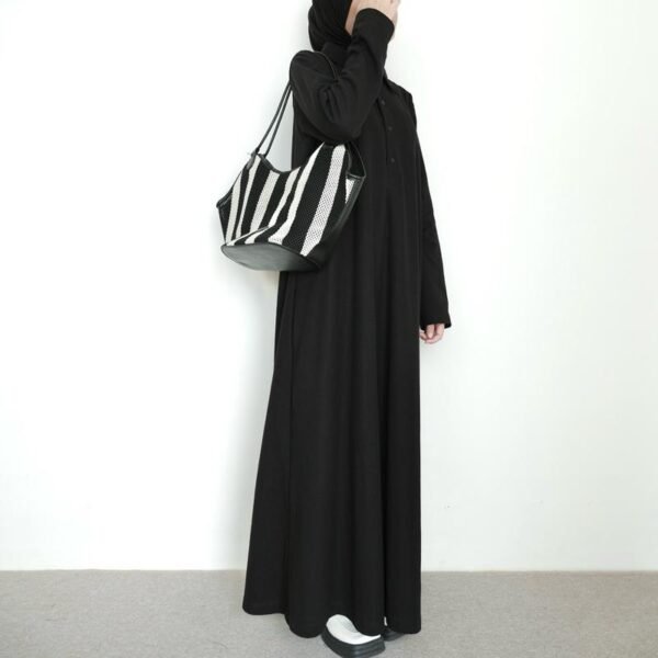 ByMeldev Basic Polo Dress Gamis Polo Busui Friendly