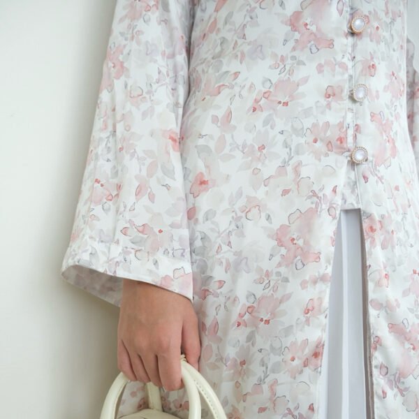 ByMeldev Floral Melayu Tunik Raya Lebaran