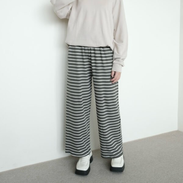 ByMeldev Basic Stripes Cullote Celana Knit Rumahan