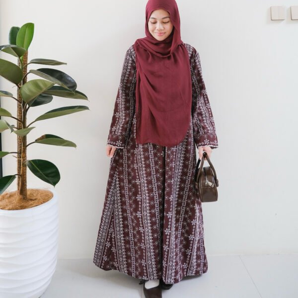 ByMeldev Mahira Raya Dress Gamis Katbol Lebaran Busui Friendly