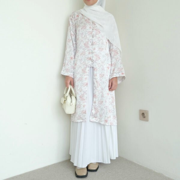 ByMeldev Floral Melayu Tunik Raya Lebaran